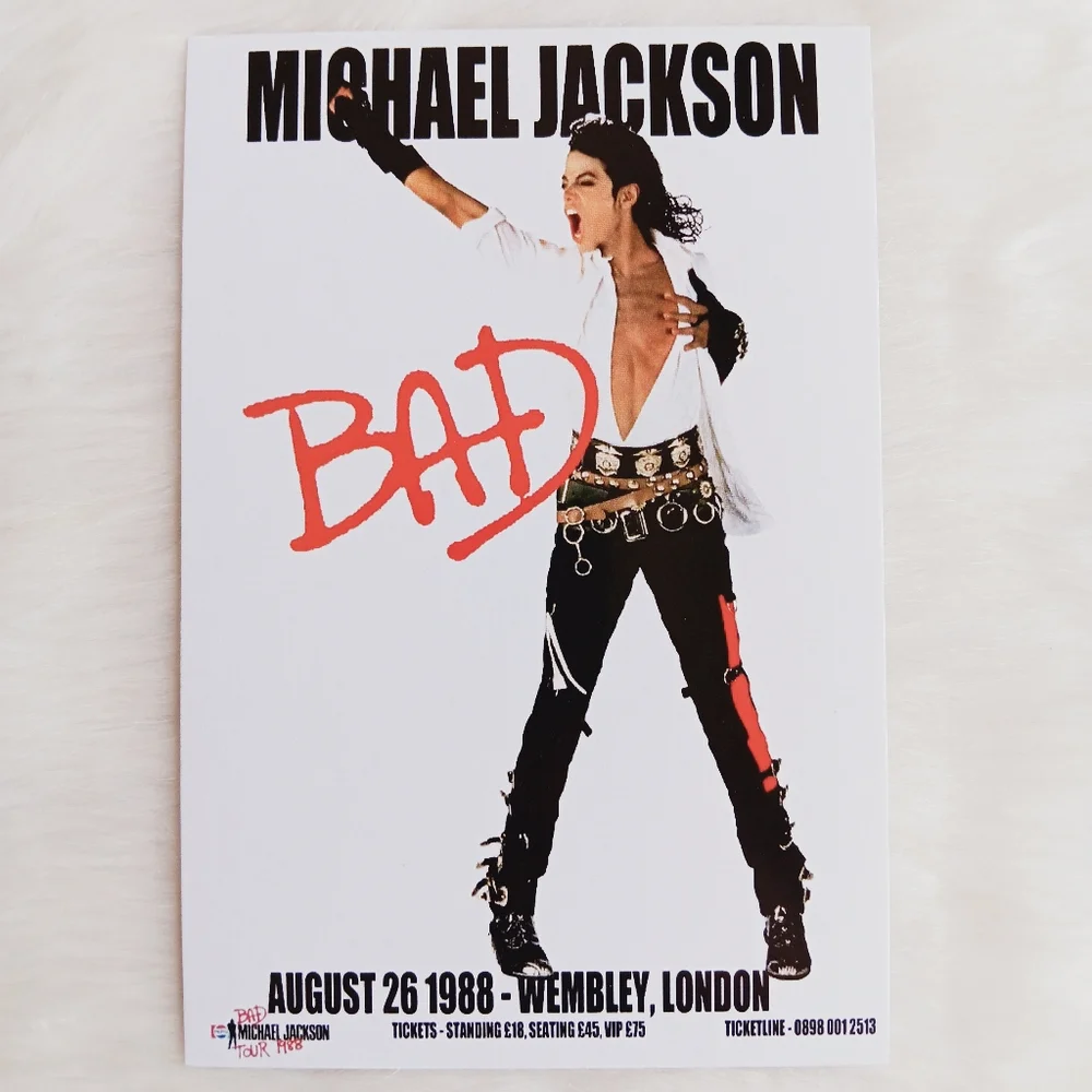 Michael Jackson Mini Poster Card 1 ct